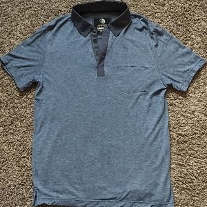 MPG Button Neck Collared Shirt